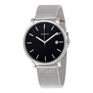 Skagen Black Dial Stainless Steel Mesh Men's Watch
SKW6314
